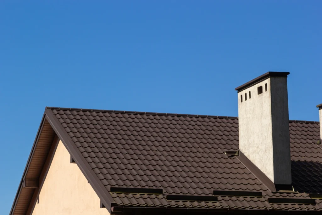 how to install drip edge-distant view of a roof with drip edge flashing