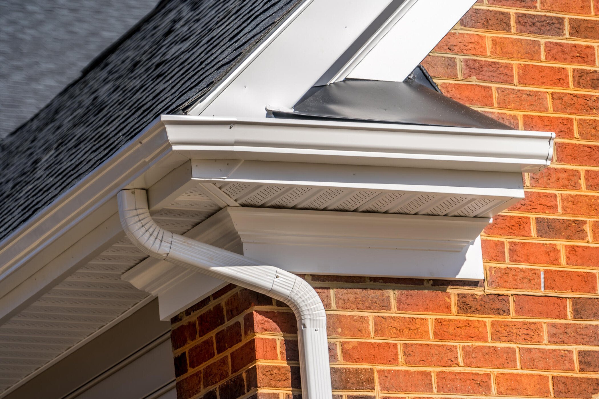 how to install soffit vents in attic-brick house with white soffits