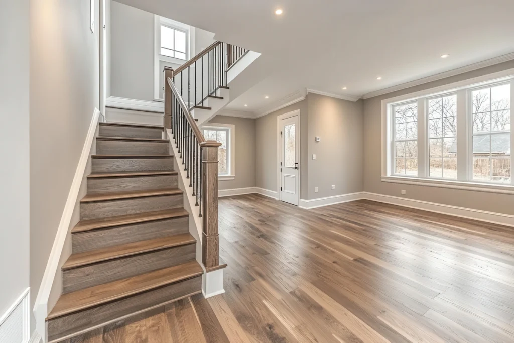 water damage restored basement