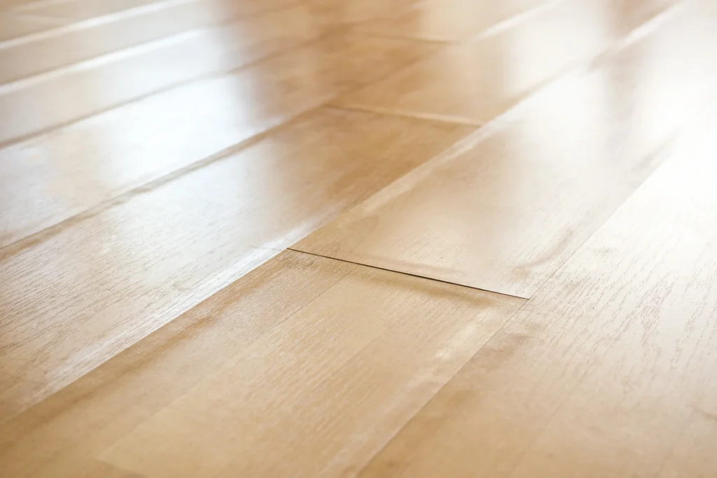 water damage wood floor