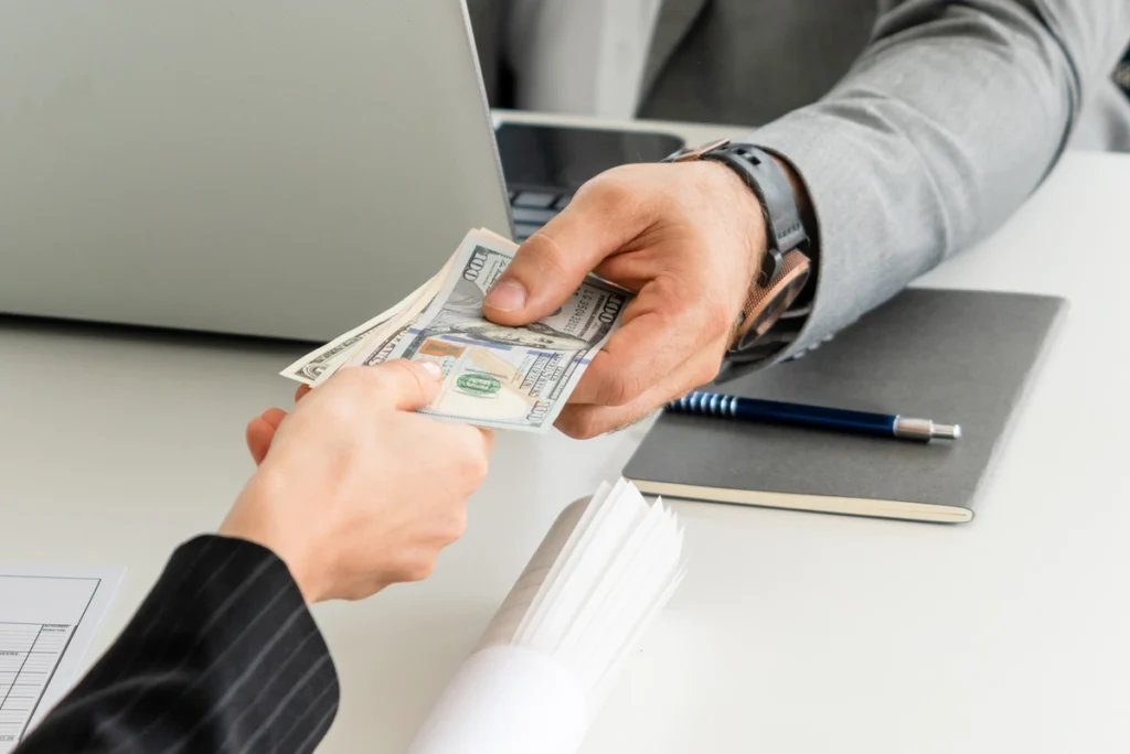 exchanging money