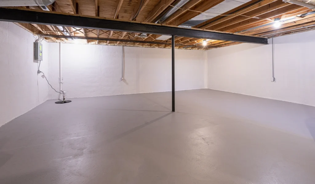 basement clean